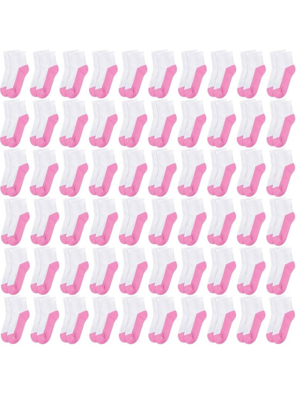 Bulk Kids Socks - 100 Pairs, Colorful & Comfortable, Perfect for Everyday Wear